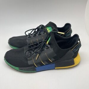 Adidas Sneakers Mens 11.5 NMD_R1 V2 FY1255 Rio De Janeiro Black Causal Gym Shoes